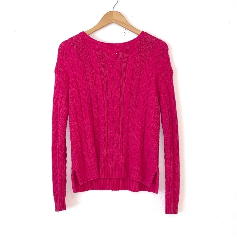 Lauren Ralph Lauren Pink Sweater Cotton Blend M